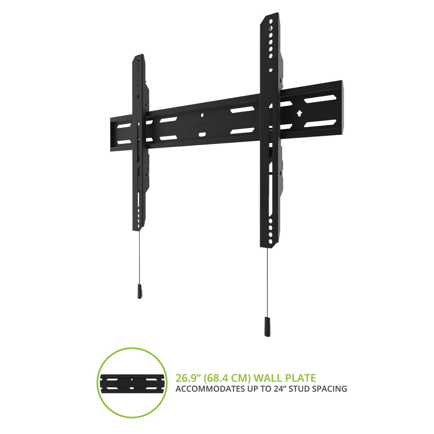 Kanto PF300 Fixed Low-profile TV Wall Mount for 32 to 90 inch TVs Black