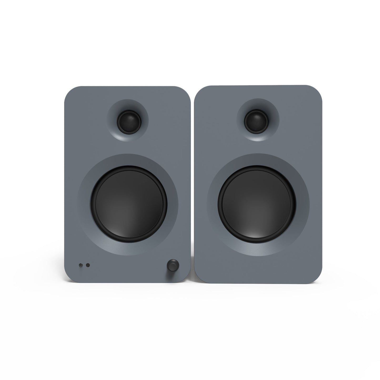 Kanto REN 200W Powered Bookshelf Speakers Pair with HDMI ARC USB-C and Bluetooth 5.3 - Matte Grey