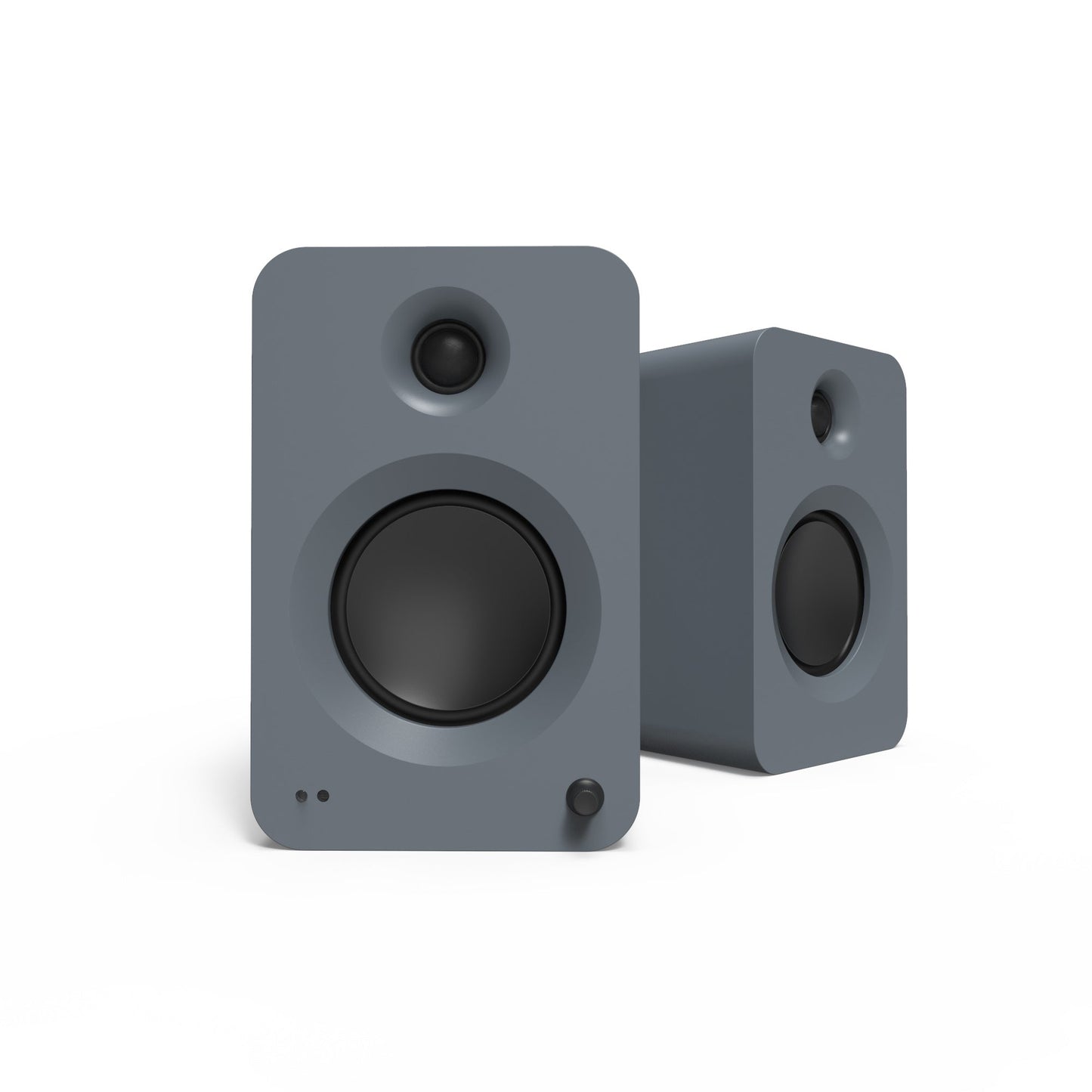 Kanto REN 200W Powered Bookshelf Speakers Pair with HDMI ARC USB-C and Bluetooth 5.3 - Matte Grey