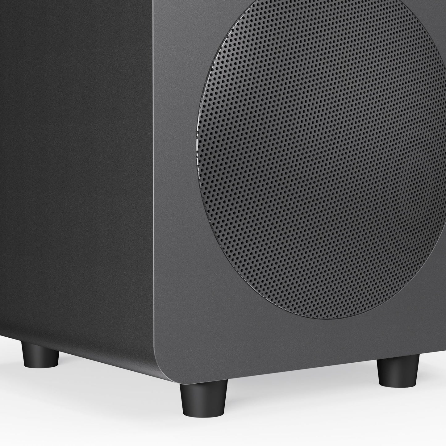 Kanto SUB6 200W 6 Inch Vinyl Subwoofer - Matte Black