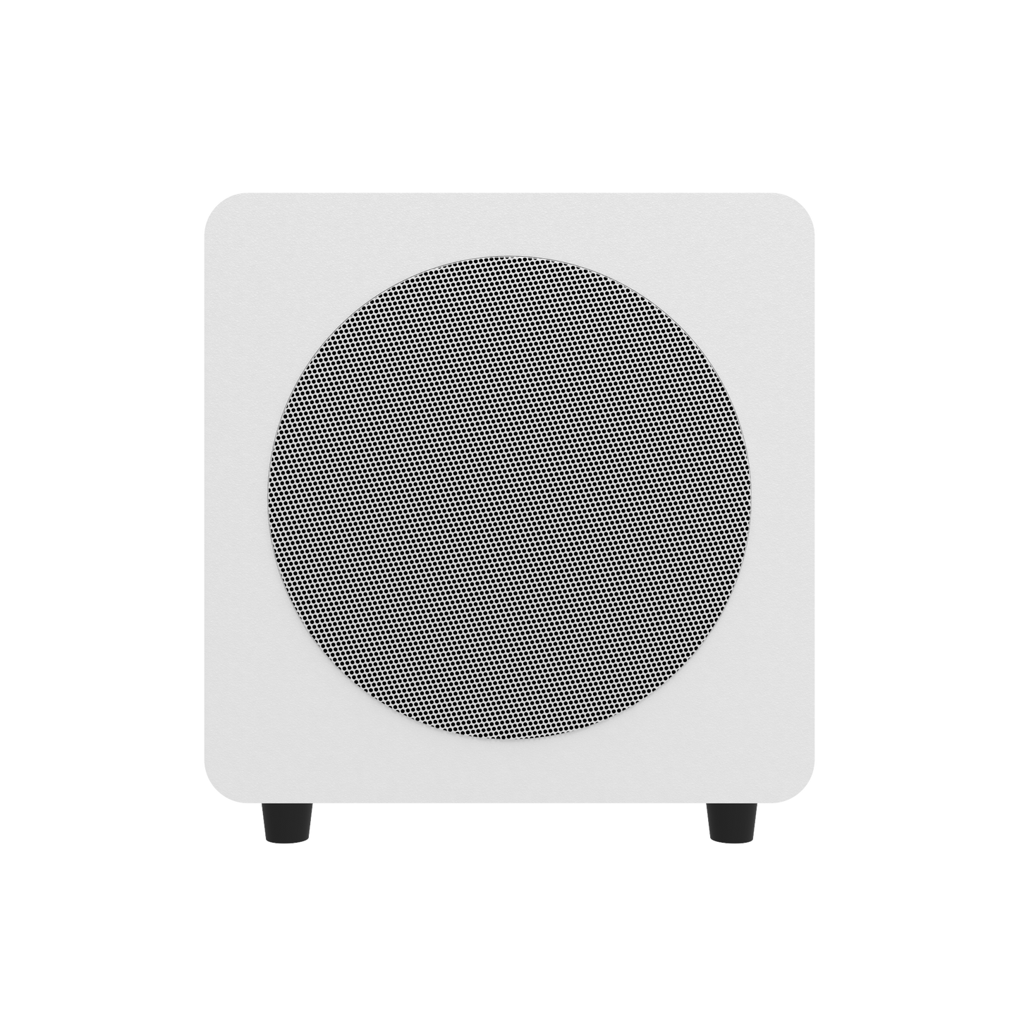 Kanto SUB8 Vinyl Subwoofer Matte White with White Grill