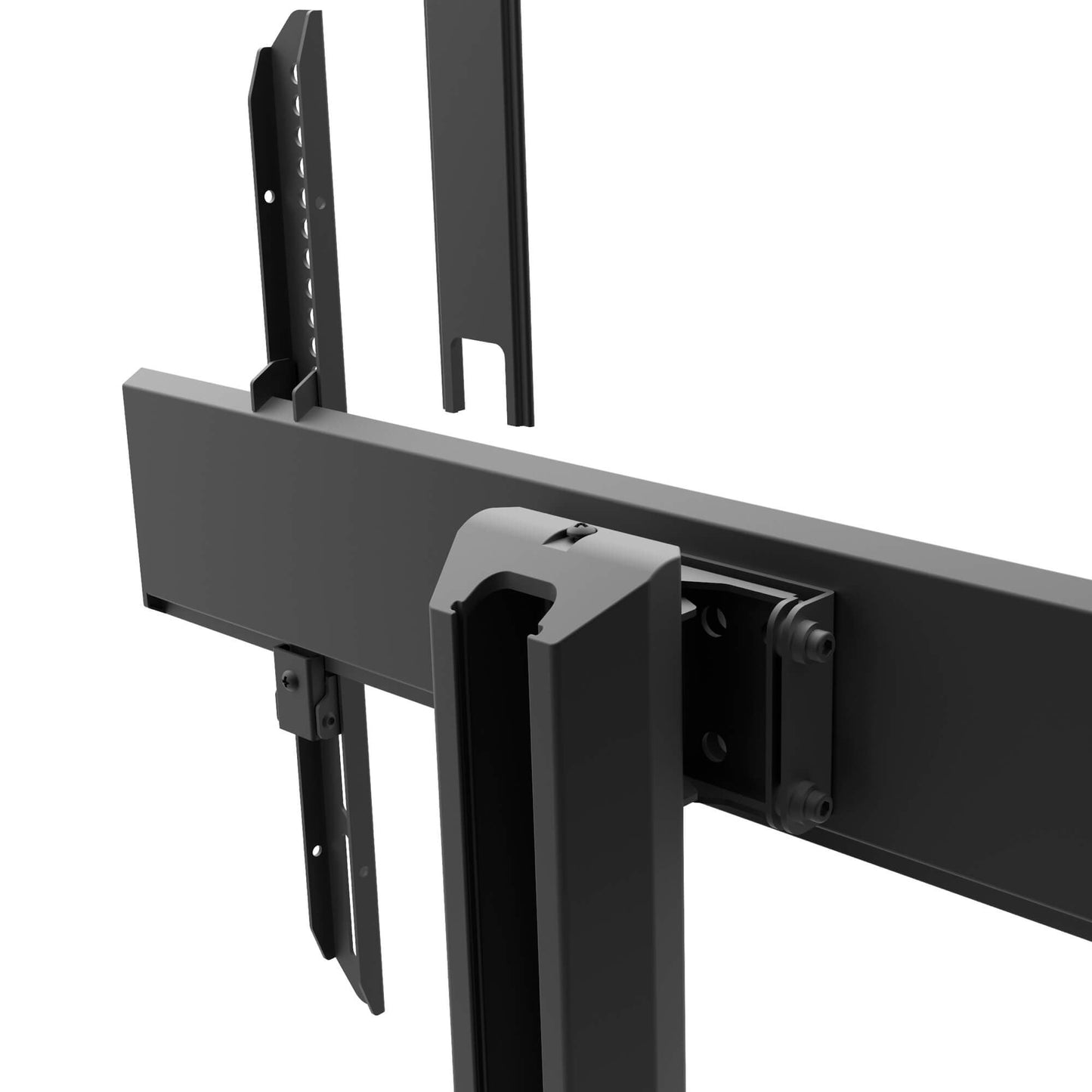 Kanto TTS100 Universal Tabletop TV Stand for 37 to 65 inch TVs Black