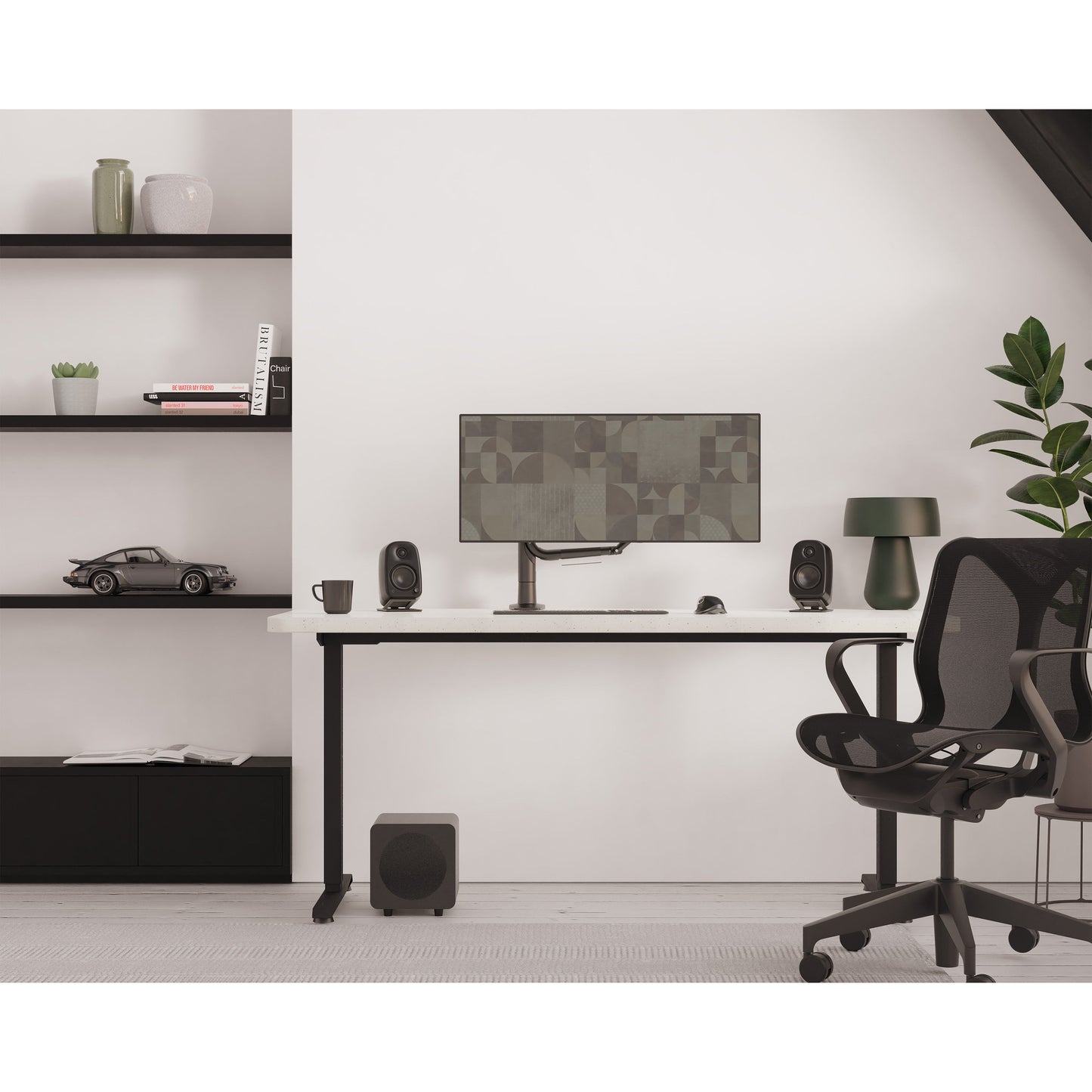 Kanto UKI 100W Bluetooth Desktop Speakers Pair Black