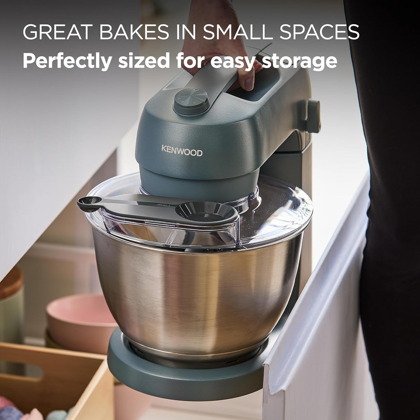 Kenwood KZM35.000GY Go Stand Mixer 4L Bowl 800W - Storm Blue