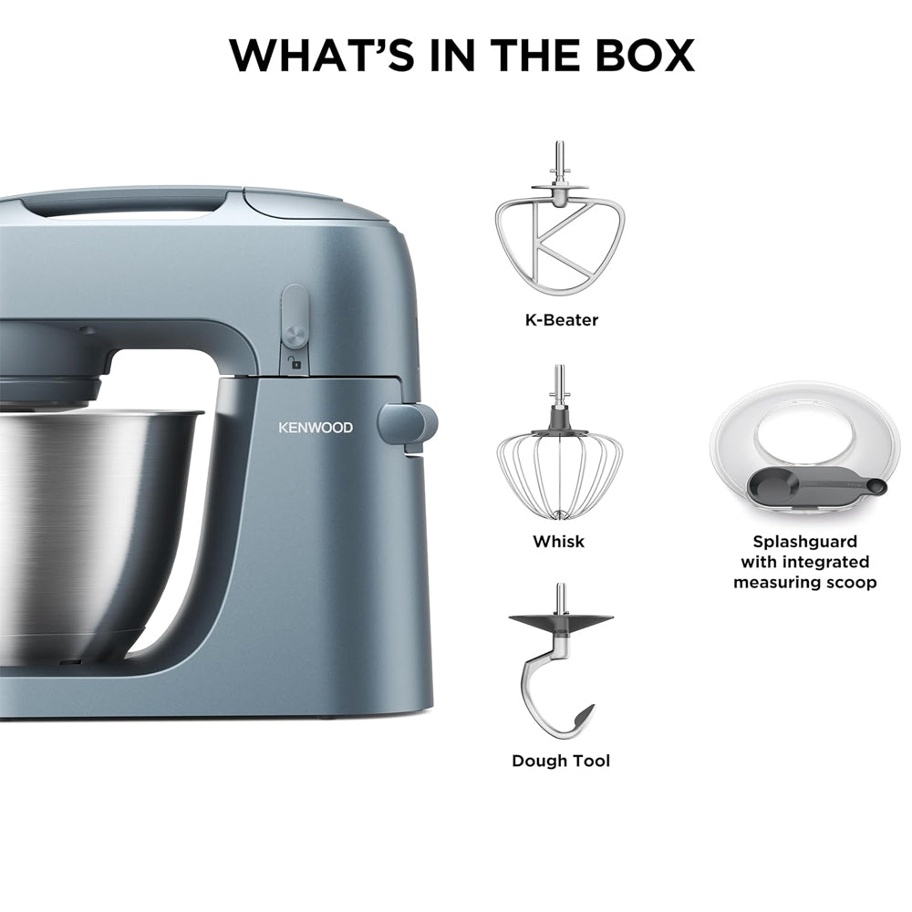 Kenwood KZM35.000GY Go Stand Mixer 4L Bowl 800W - Storm Blue