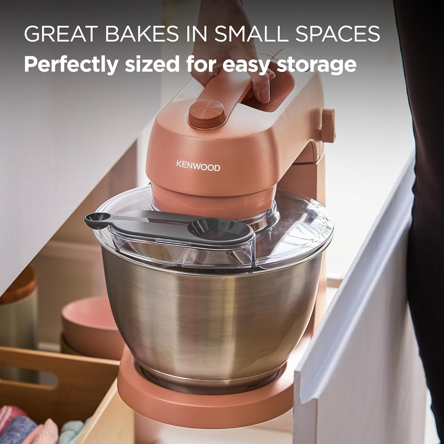 Kenwood KZM35.000RD Go Stand Mixer 4L Bowl 800W - Clay Red