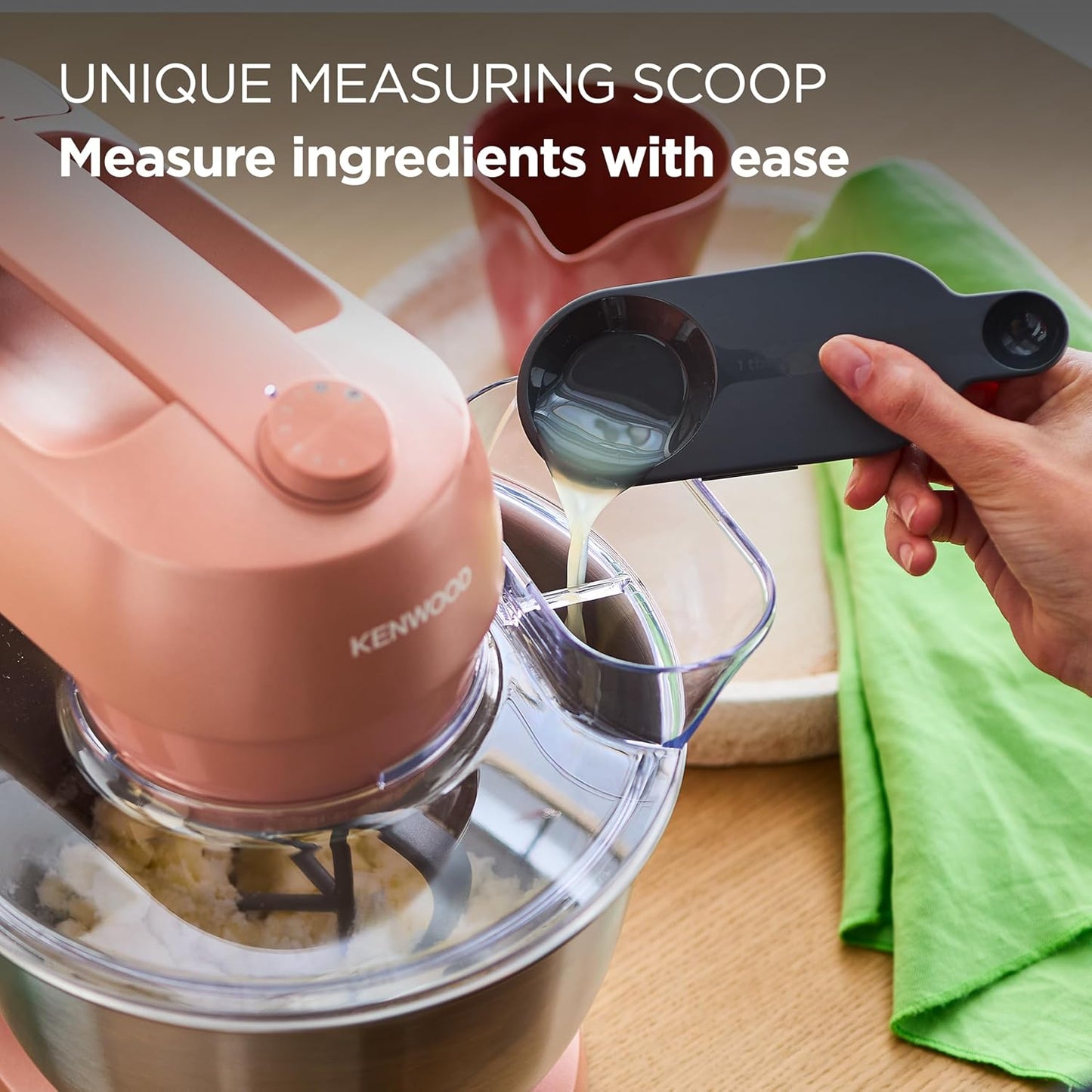 Kenwood KZM35.000RD Go Stand Mixer 4L Bowl 800W - Clay Red