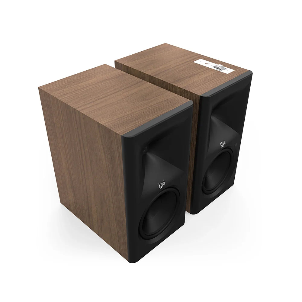 Klipsch The Nines II Active Bookshelf Speakers Walnut