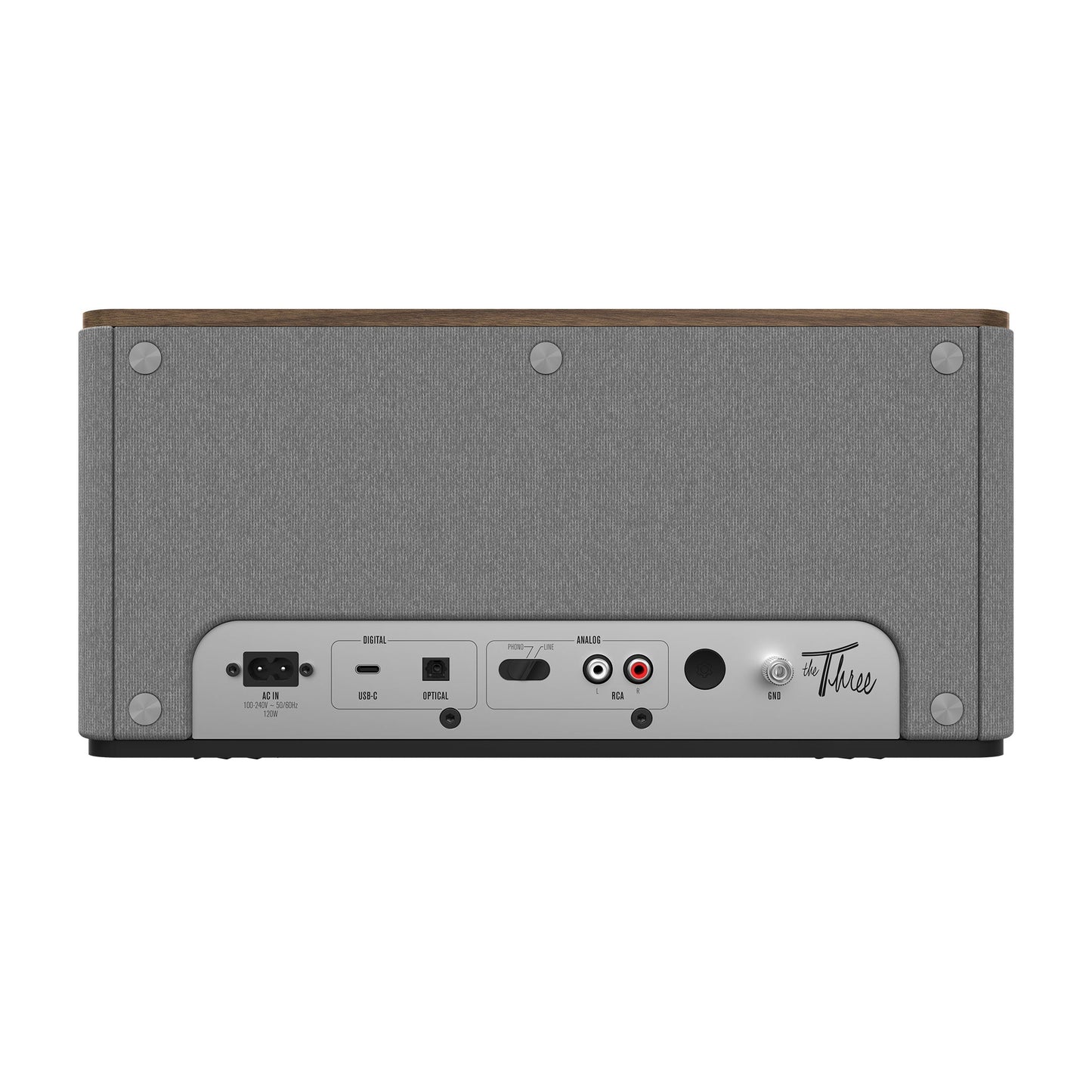 Klipsch The Three Plus Premium Multiroom Bluetooth Wireless Speaker Walnut