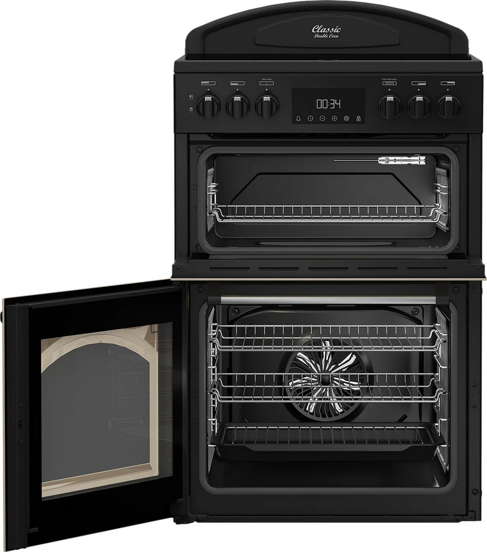 Leisure CLB60ECC 60cm Freestanding Double Oven Electric Range Style Cooker in Cream - A Rated
