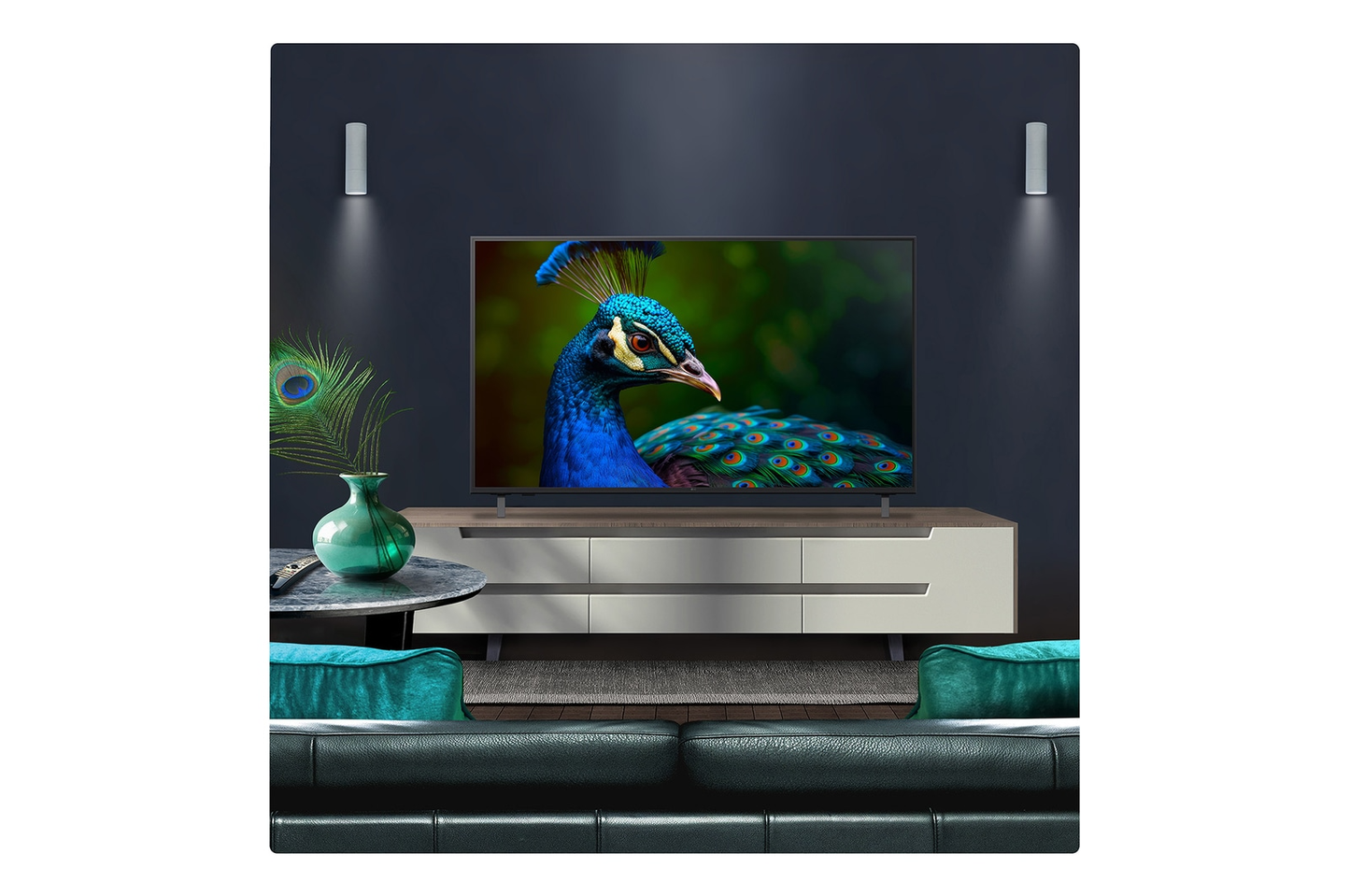 LG 50UA74006LB 50 Inch AI ThinQ UA74 4K UHD HDR Smart TV
