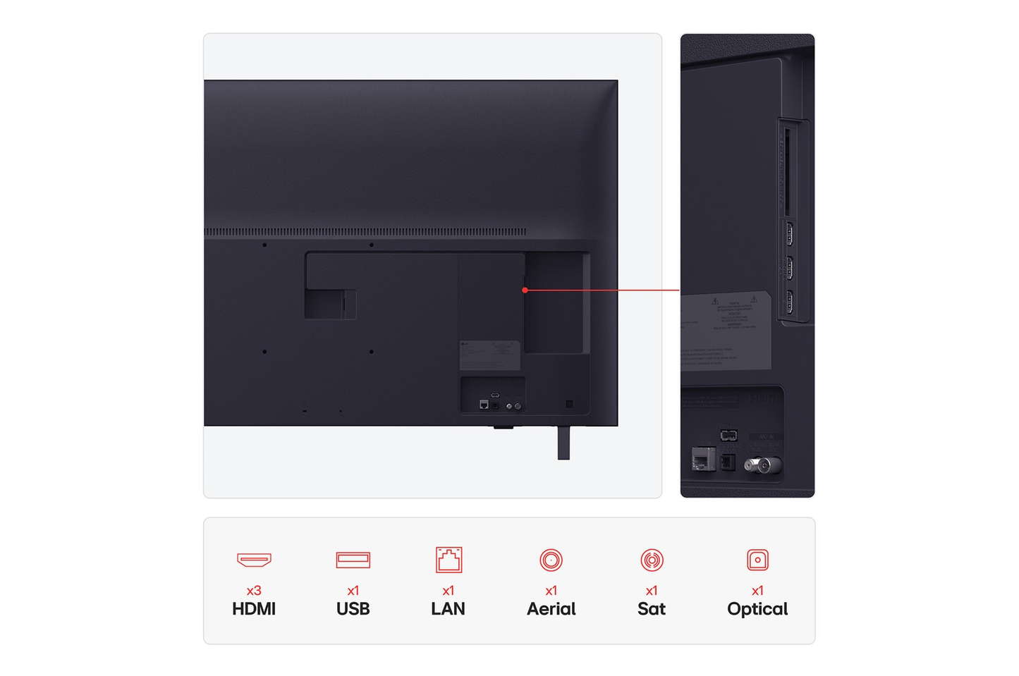 LG 50UA74006LB 50 Inch AI ThinQ UA74 4K UHD HDR Smart TV