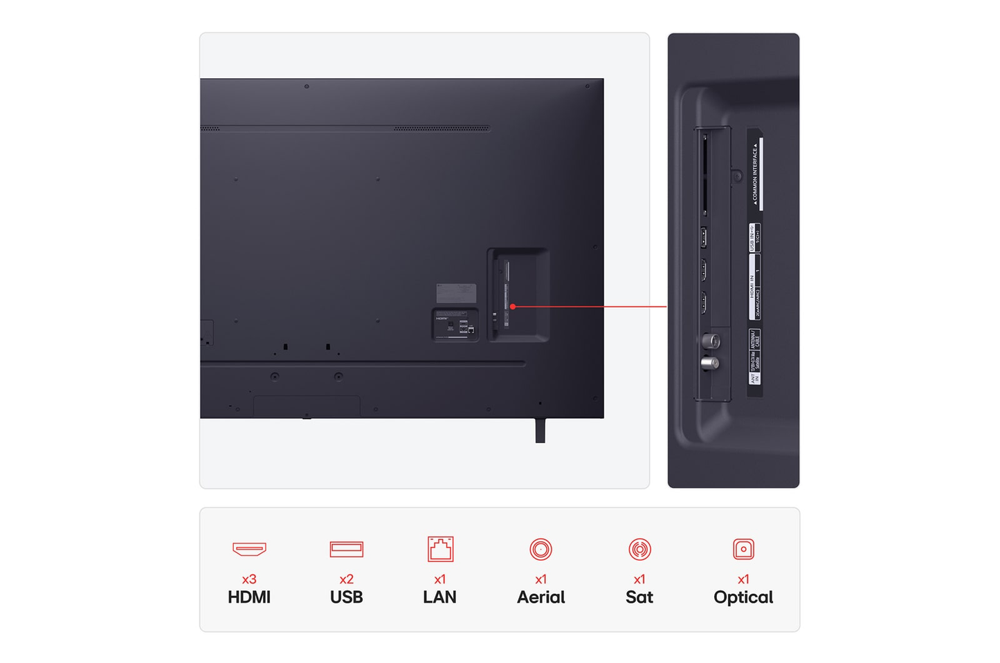 LG 75UA74006LB 75 Inch AI ThinQ UA74 4K UHD HDR Smart TV