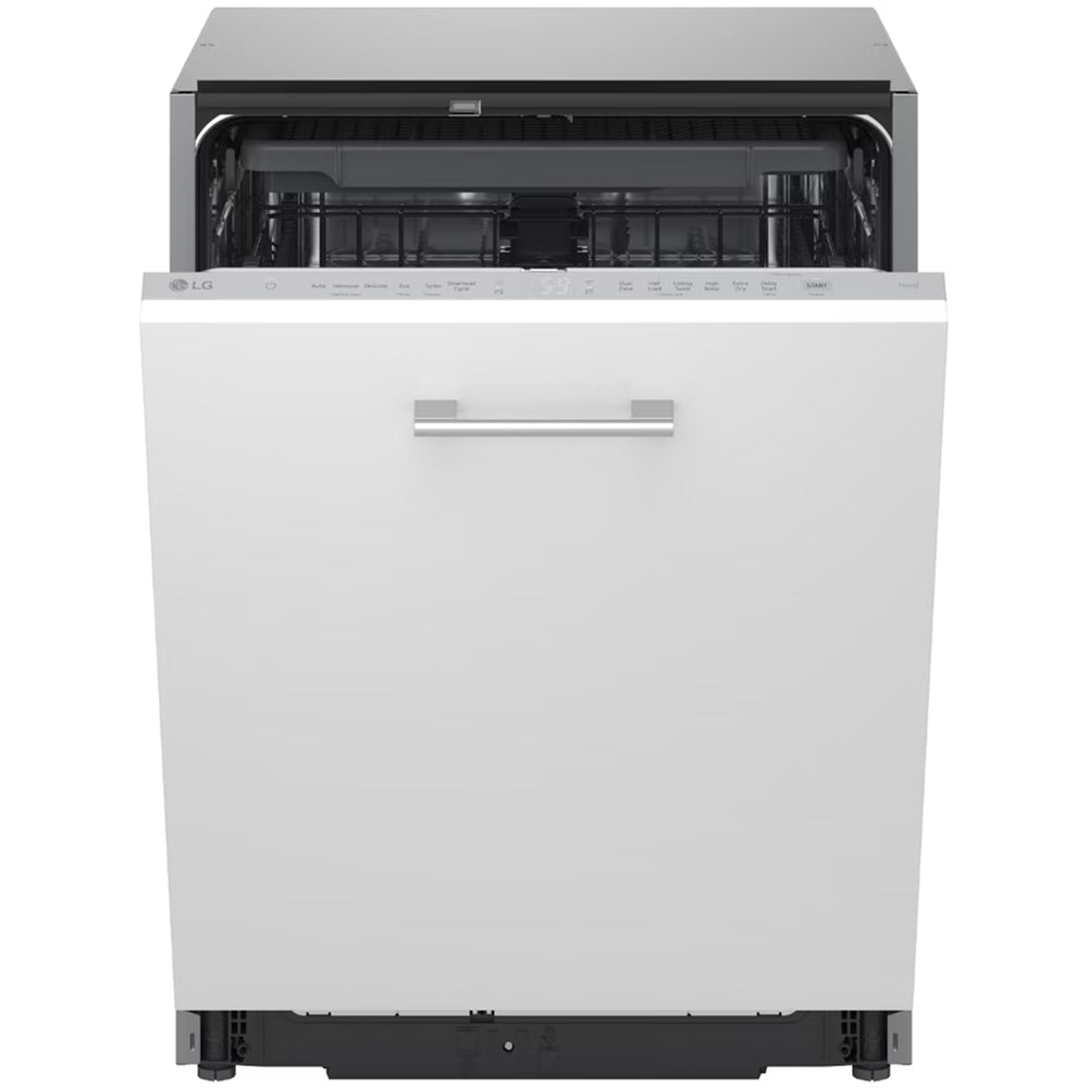 LG DB273TX QuadWash WiFi Connected Full Size Integrated Dishwasher 14 Place Settings