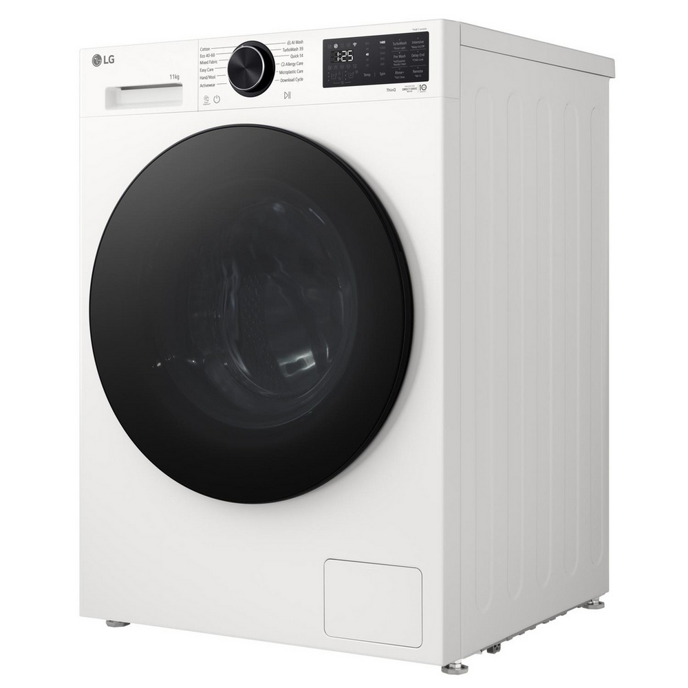 LG F4X5011TWB TurboWash360 11kg 1400 Spin AI Direct Drive Washing Machine White