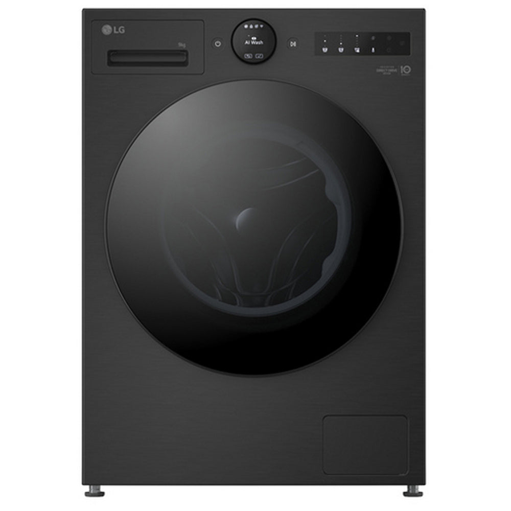 LG F4X7009TBB 9kg 1400 Spin AI Direct Drive Freestanding Washing Machine Black