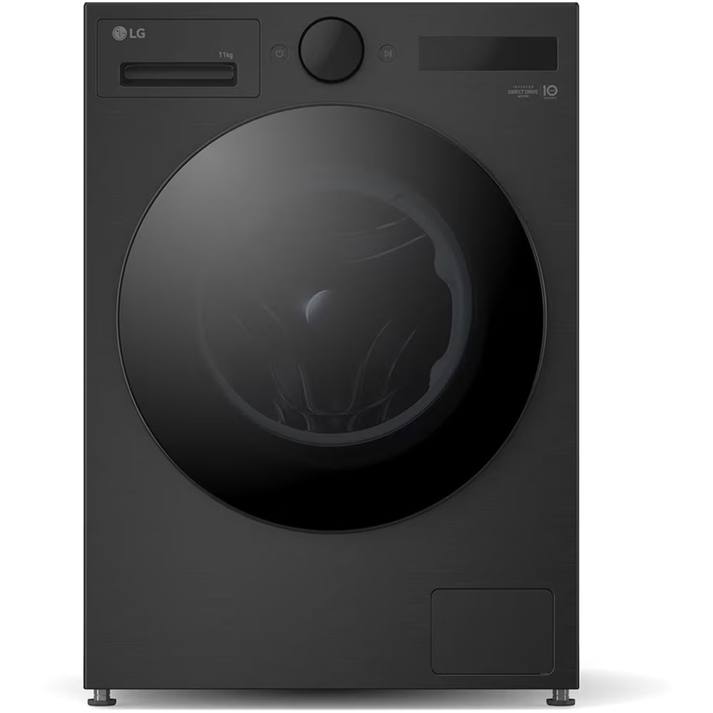 LG F4X7011TBB TurboWash360 11kg 1400 Spin AI Direct Drive Freestanding Washing Machine Black