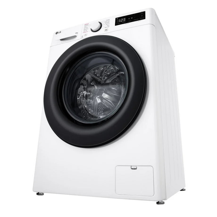 LG F4Y510WBLN1 10kg Steam 1400 Spin Freestanding Front Load Washing Machine White - A Rated