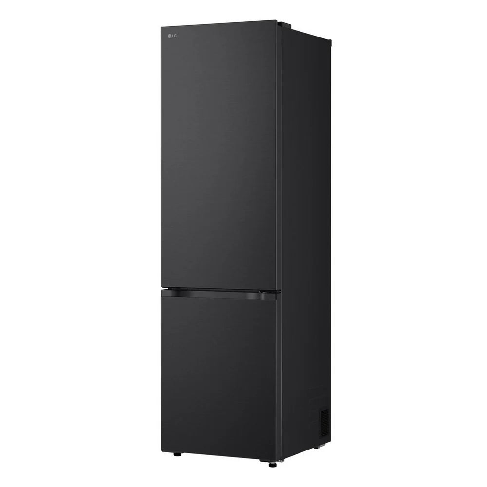 LG GBBS524CEV NatureFRESH 375L Freestanding Frost Free Fridge Freezer Essence Black Steel