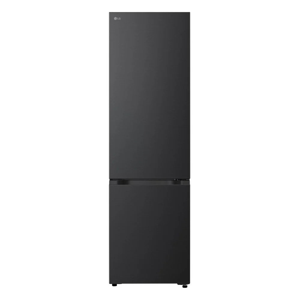LG GBBS524CEV NatureFRESH 375L Freestanding Frost Free Fridge Freezer Essence Black Steel