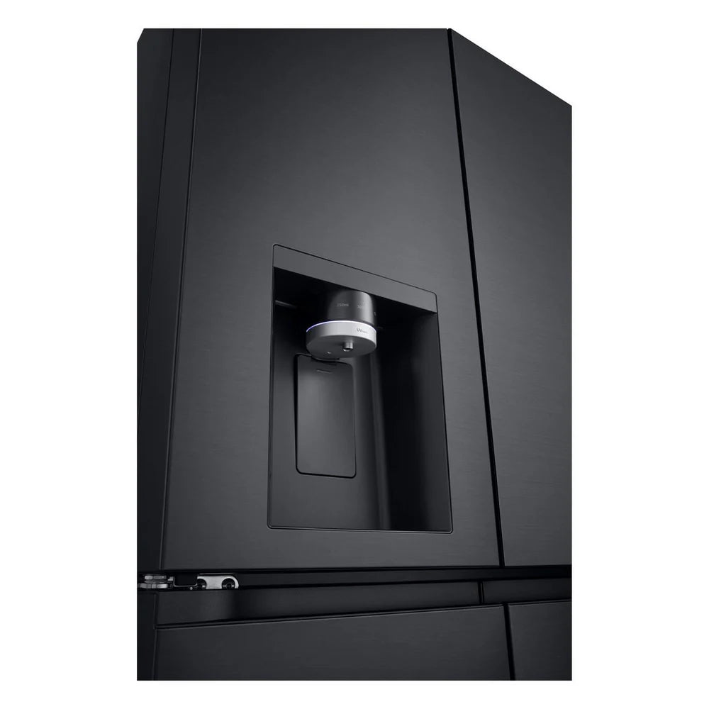 LG GMF960EV4E 646L NatureFRESH Plumbed American Style Fridge Freezer Black - E Rated