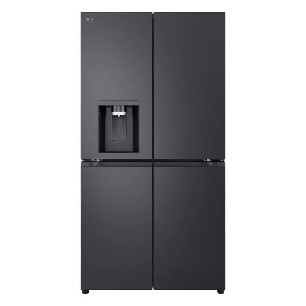 LG GMF960EV4E 646L NatureFRESH Plumbed American Style Fridge Freezer Black - E Rated