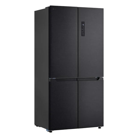 LG GMM42ABBEH 191cm 600L American Style Fridge Freezer in Matte Black - E Rated