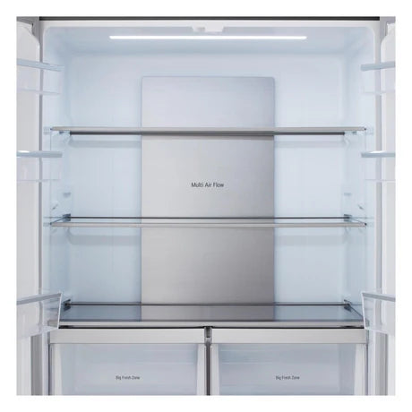 LG GMM42ABBEH 191cm 600L American Style Fridge Freezer in Matte Black - E Rated