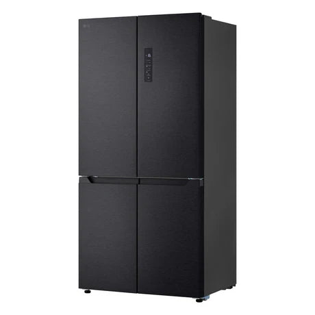 LG GMM42ABBEH 191cm 600L American Style Fridge Freezer in Matte Black - E Rated