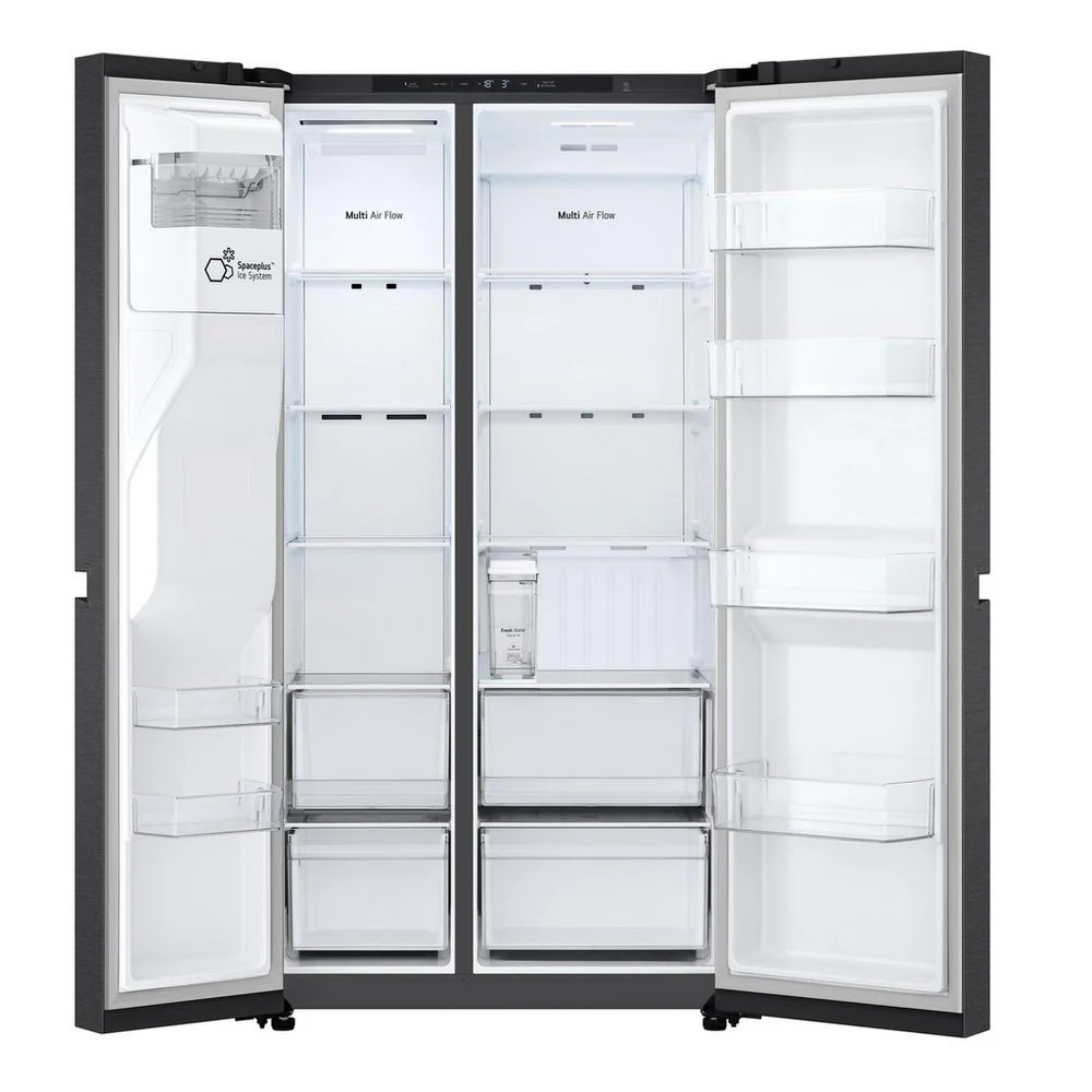 LG GSLC40EPPE 638L NatureFRESH Plumbed American Fridge Freezer Black