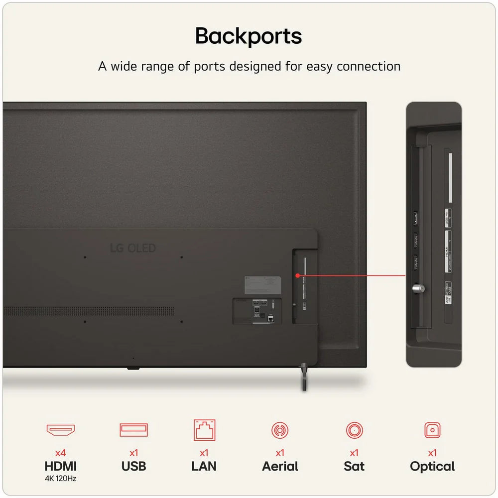 LG OLED65B6ELC 65 Inch OLED AI B6 4K Ultra HD HDR Smart TV 2026