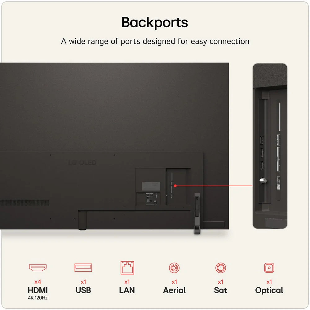 LG OLED83B6ELB 83 Inch OLED 4K Ultra HD HDR Smart AI TV 2026