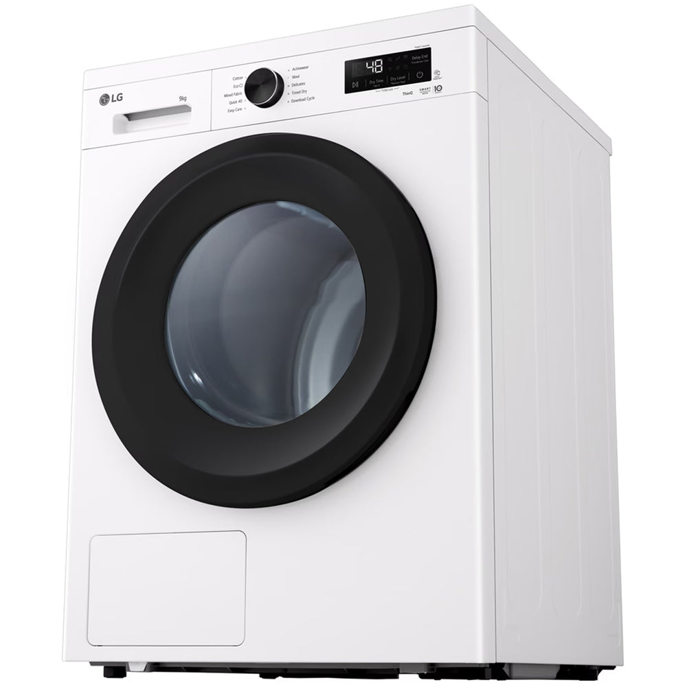 LG RHX1009NWK Sensor Dry 9kg WiFi Enabled Freestanding Heat Pump Tumble Dryer White