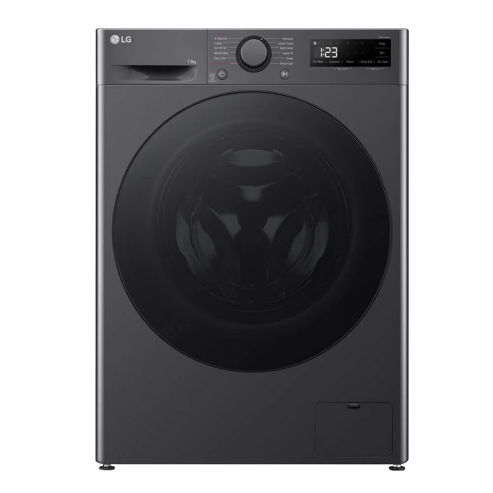 LG Y500 F4Y513GBLN1 13kg 1400 Spin AI Direct Drive Washing Machine Slate Grey - A Rated