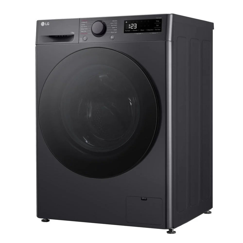 LG Y500 F4Y513GBLN1 13kg 1400 Spin AI Direct Drive Washing Machine Slate Grey - A Rated