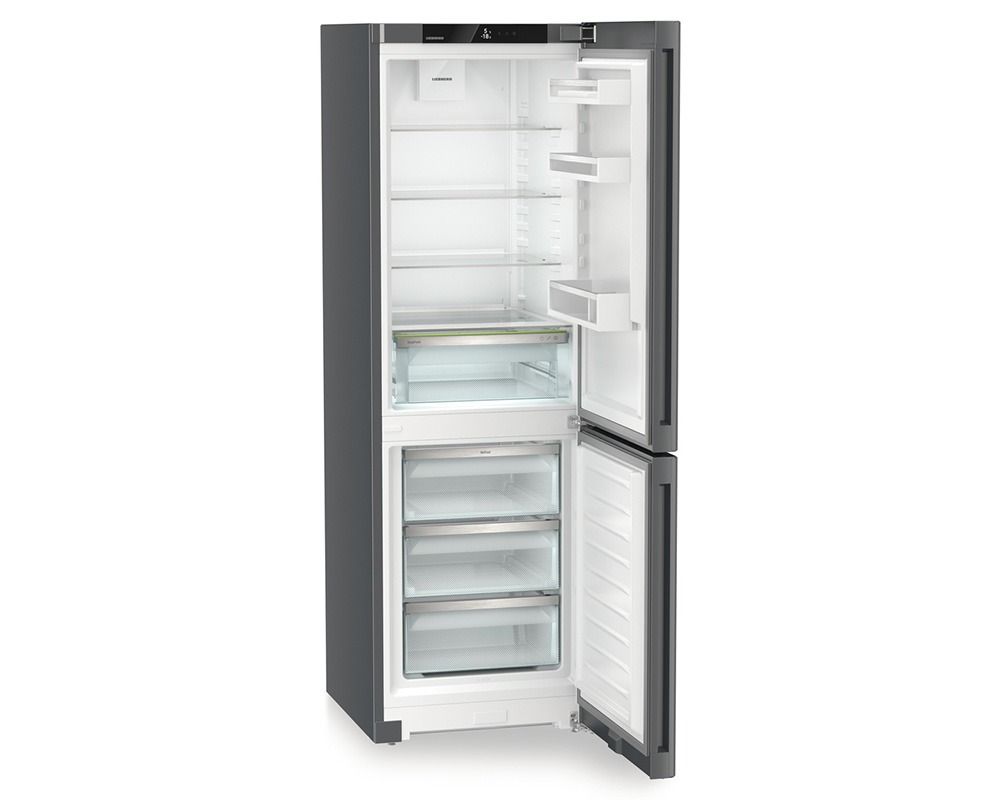 Liebherr CNDGC5203 Pure NoFrost Freestanding 60/40 Fridge Freezer Dark Grey - C Rated