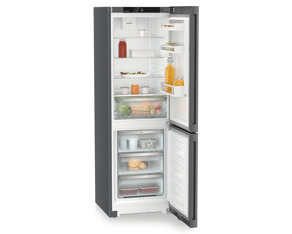 Liebherr CNDGC5203 Pure NoFrost Freestanding 60/40 Fridge Freezer Dark Grey - C Rated