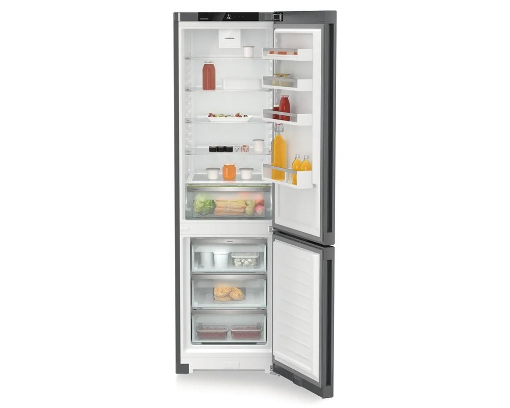 Liebherr CNDGC5703 Pure NoFrost Freestanding 70/30 Fridge Freezer Dark Grey - C Rated