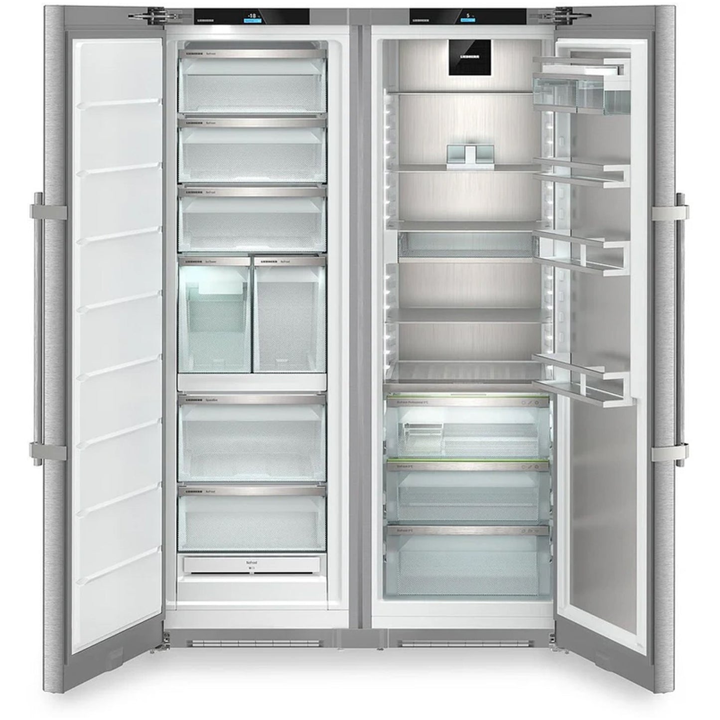 Liebherr Peak XRFST5295 665L Freestanding Plumbed-In No Frost Side by Side Fridge Freezer