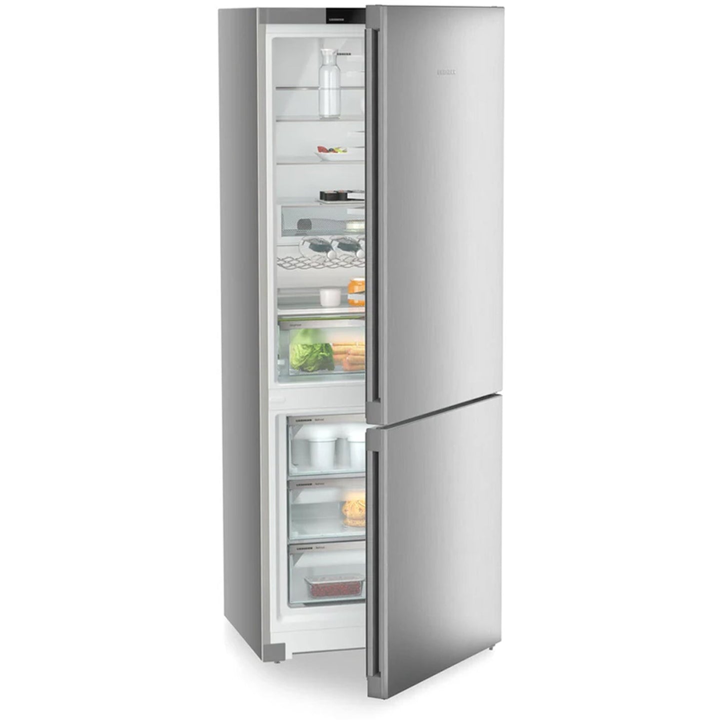 Liebherr Plus CNSFA7723 No Frost Easy Fresh Fridge Freezer Silver