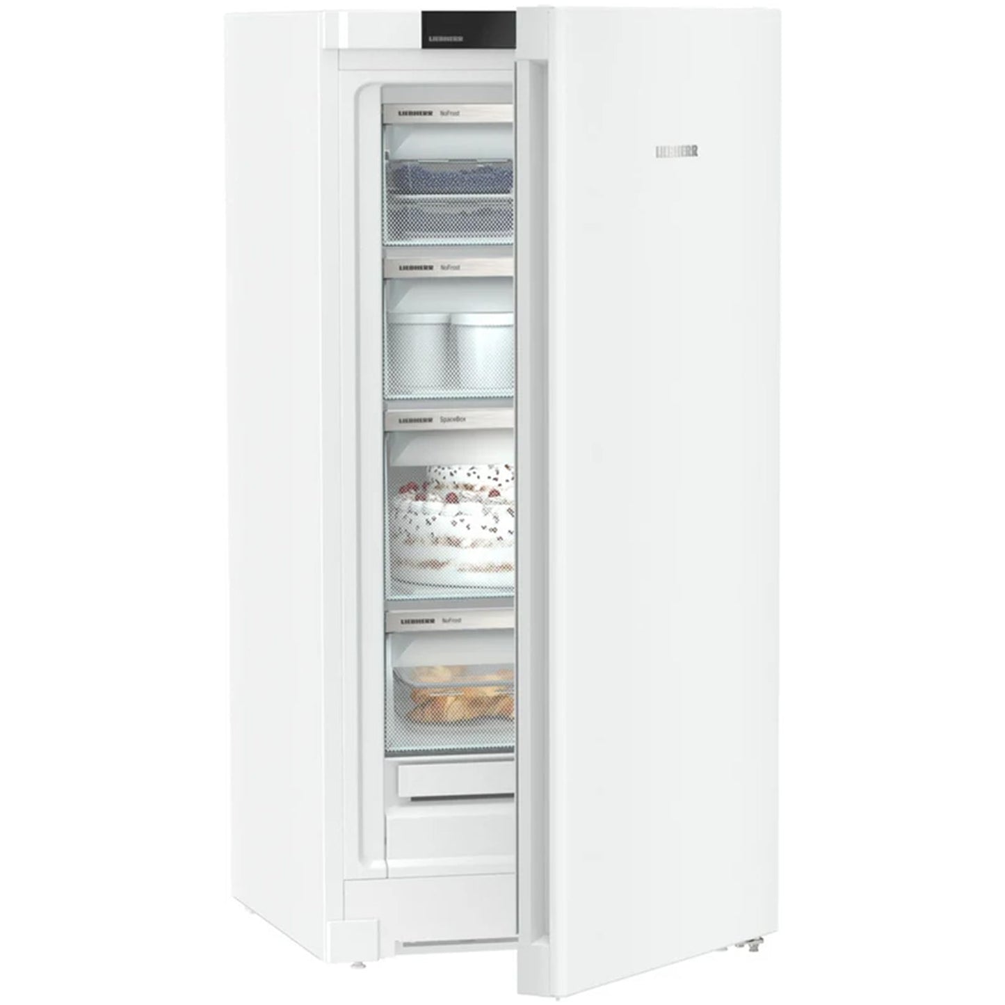 Liebherr Plus FND4224 60cm 160L Upright Tall Freestanding Freezer White