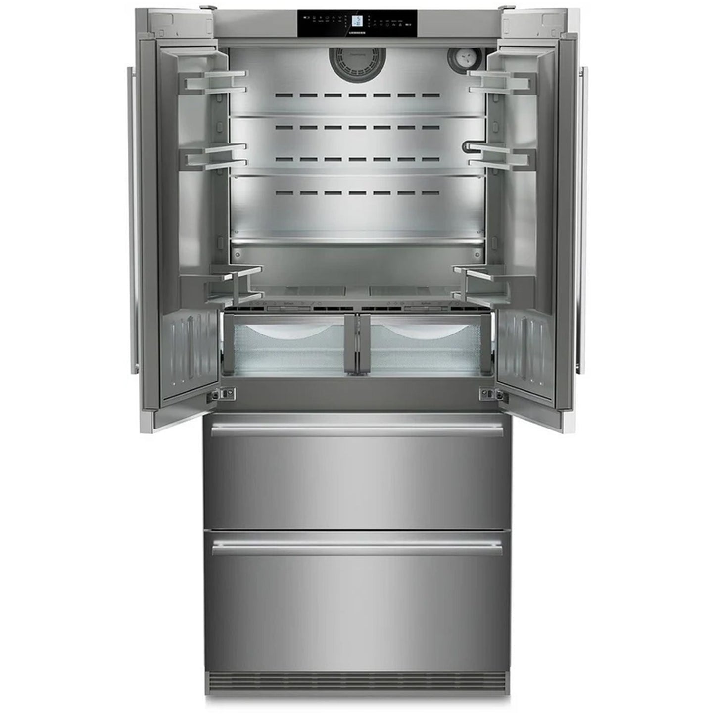 Liebherr Premium Plus CBNSTE8872 BioFresh No Frost American Fridge Freezer Stainless Steel
