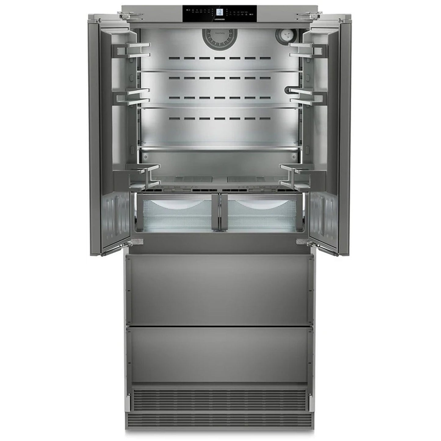 Liebherr Premiumplus ECBNE8872 Bio Fresh No Frost Built in Fridge Freezer Stainless Steel