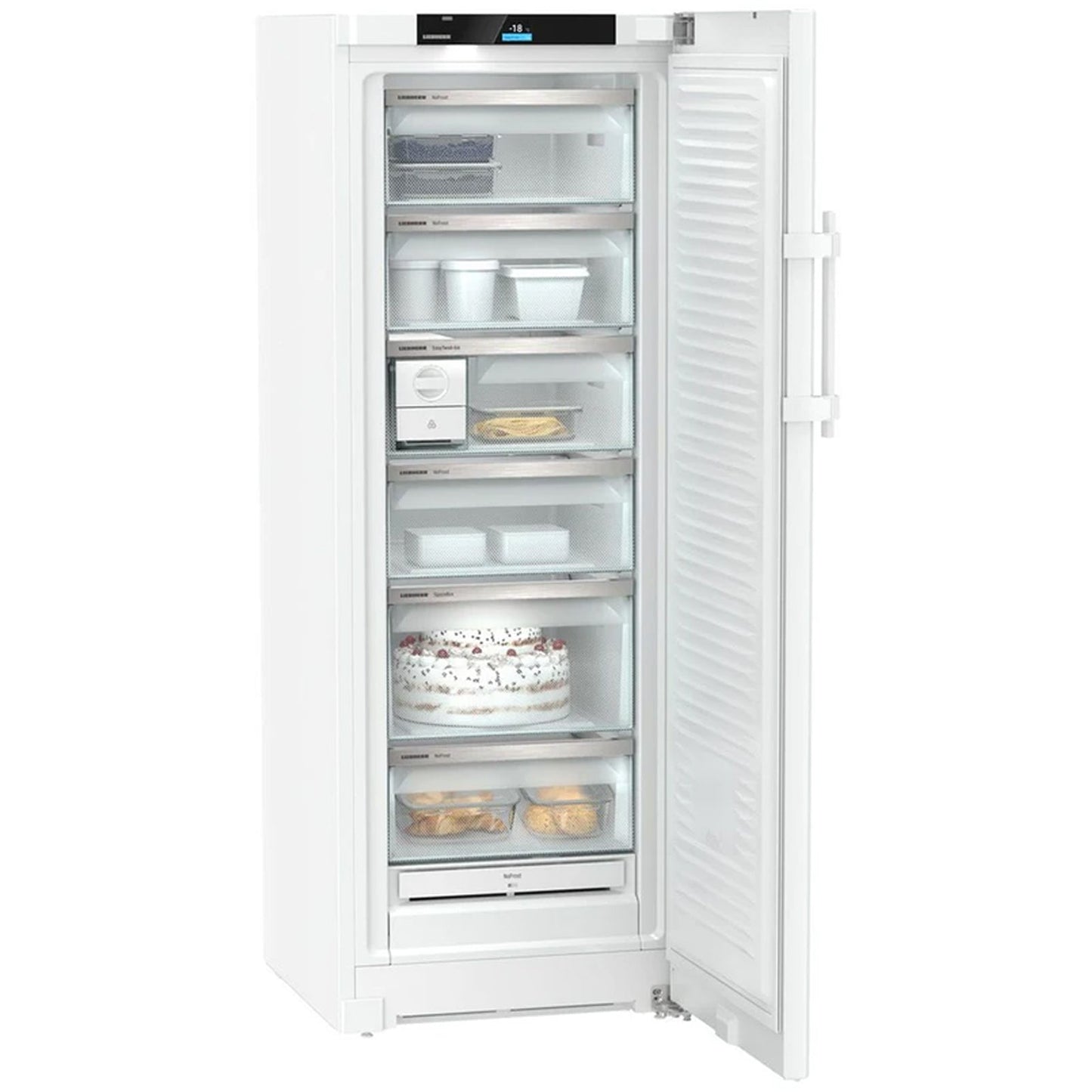 Liebherr Prime FNB505I 277L 60cm No Frost Upright Tall Freezer White