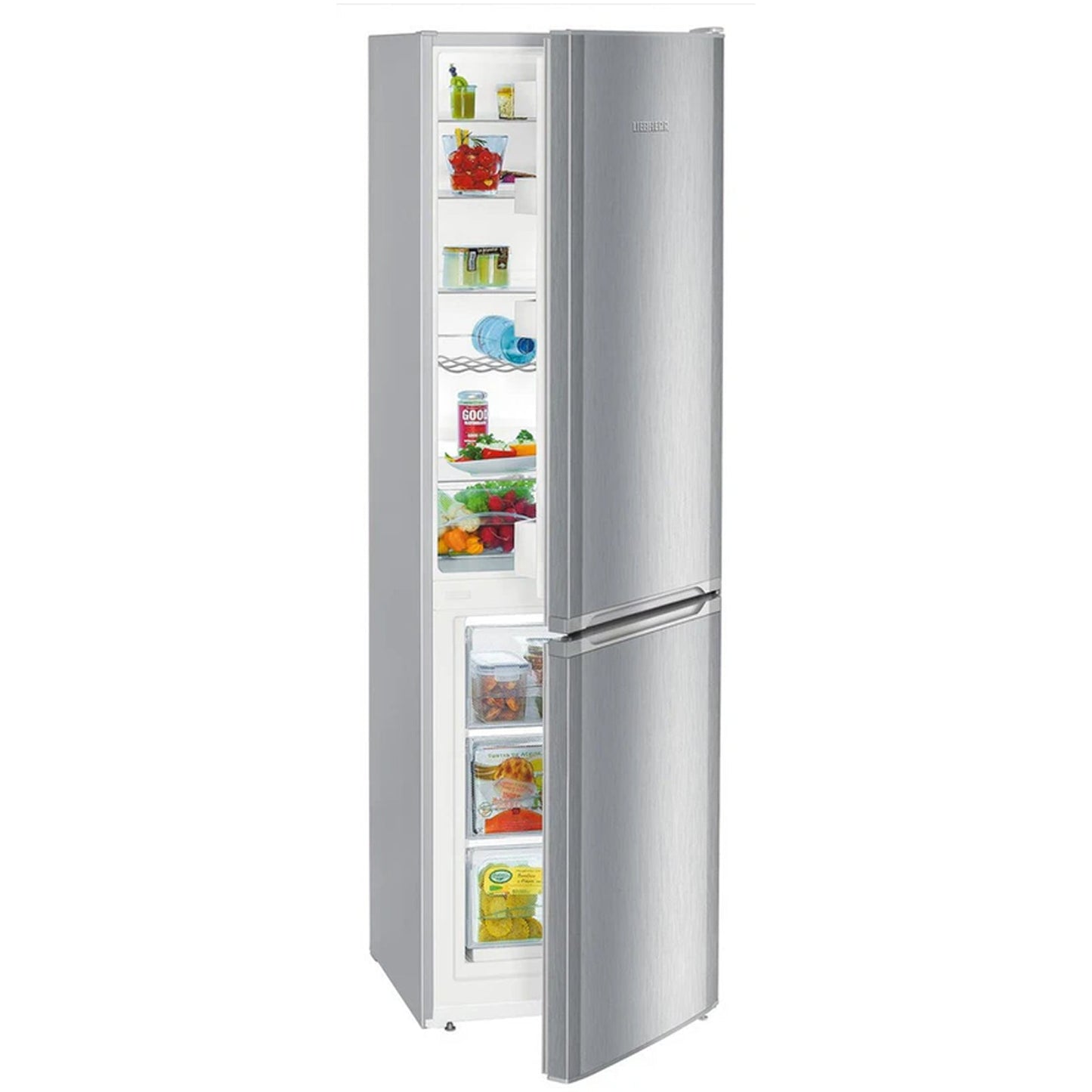 Liebherr Pure CUELE3331 55cm Smart Frost Freestanding Fridge Freezer Silver