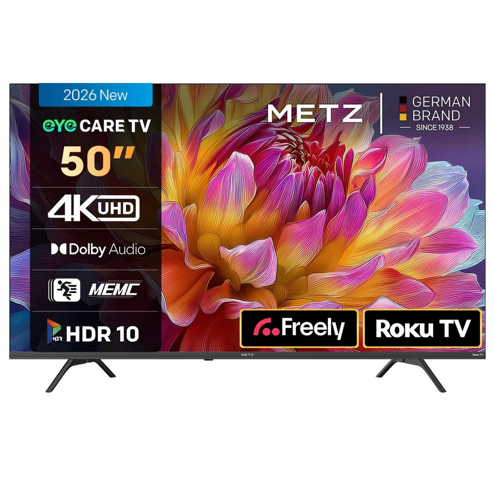Metz 50MRF6000ZUK 50 Inch MRF6000Z 4K Ultra HD HDR DLED Smart TV with Freely