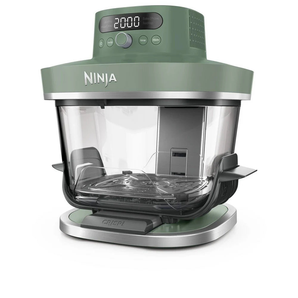Ninja AS090UKGN CRISPi PRO 5-in-1 XL Glass Air Fryer Green