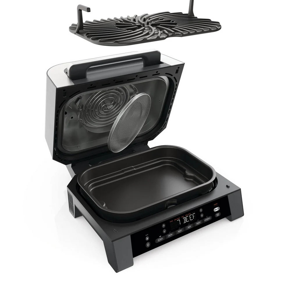 Ninja DG551UK 6-in-1 MAX Air Fryer & Grill Black & Stainless Steel