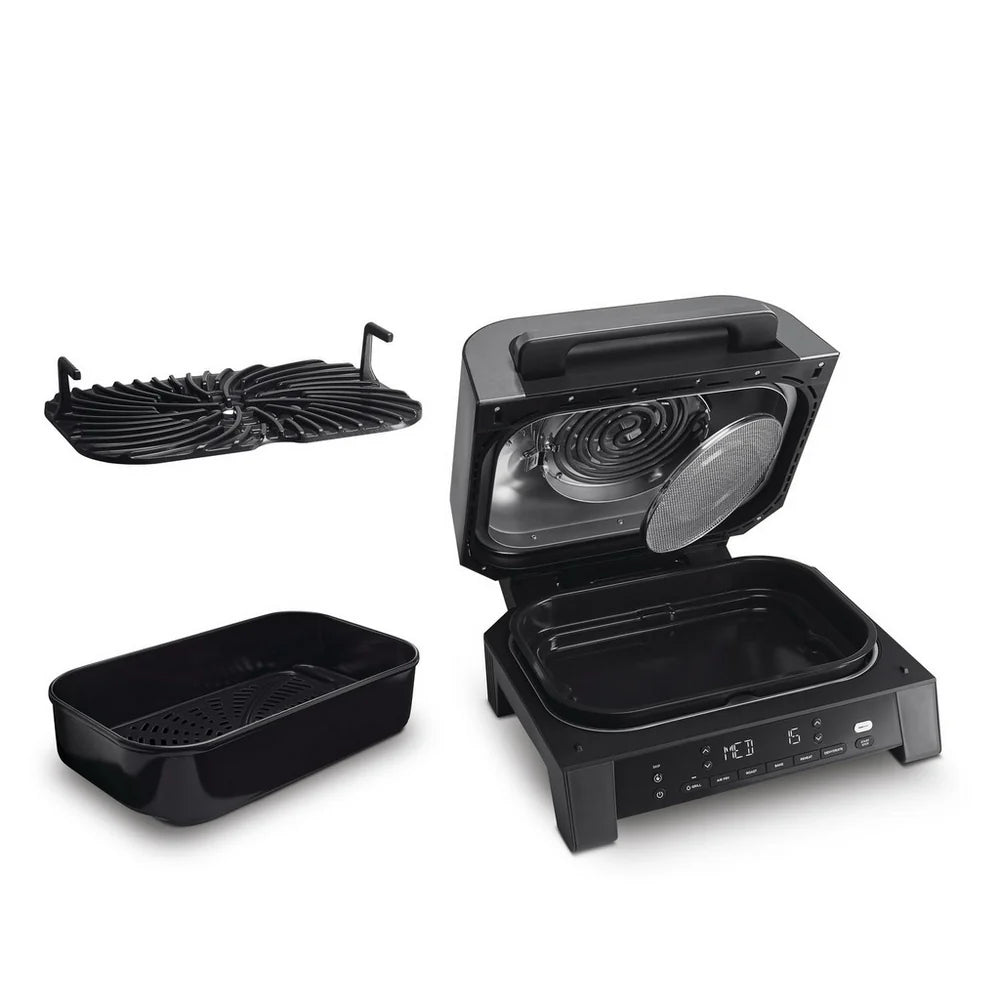 Ninja DG551UK 6-in-1 MAX Air Fryer & Grill Black & Stainless Steel