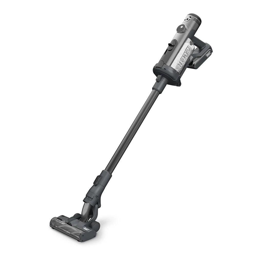 Numatic Henry Quick Pro Cordless Vacuum Cleaner with up to 60 Minutes Run Time Grey - 919149